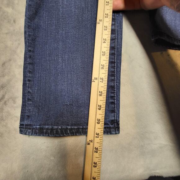William Rast Jeans Mens 34x30 Blue Dean Slim Straight Stretch Denim Dark Wash - Picture 7 of 10